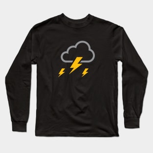 Thunder and Lightning Cloud Long Sleeve T-Shirt